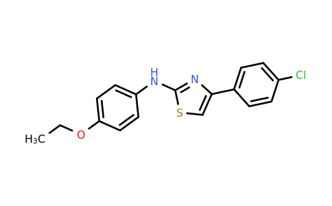 CAS 328127-95-3 | 4-(4-Chlorophenyl)-N-(4-ethoxyphenyl)thiazol-2-amine