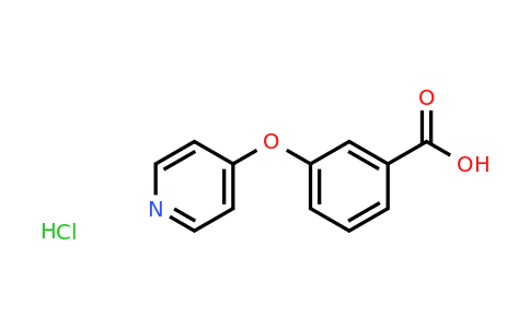 CAS 328546-70-9 | 3-(Pyridin-4-yloxy)benzoic acid hydrochloride