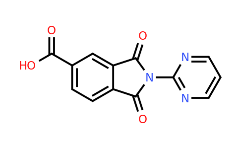 CAS 328549-52-6 | 1,3-Dioxo-2-(pyrimidin-2-yl)isoindoline-5-carboxylic acid