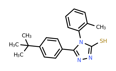 CAS 328556-66-7 | 5-(4-tert-butylphenyl)-4-(2-methylphenyl)-4H-1,2,4-triazole-3-thiol