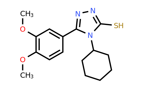 CAS 328556-76-9 | 4-cyclohexyl-5-(3,4-dimethoxyphenyl)-4H-1,2,4-triazole-3-thiol