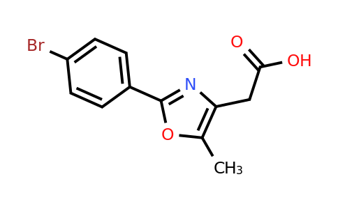 CAS 328918-82-7 | 2-(2-(4-bromophenyl)-5-methyloxazol-4-yl)acetic acid