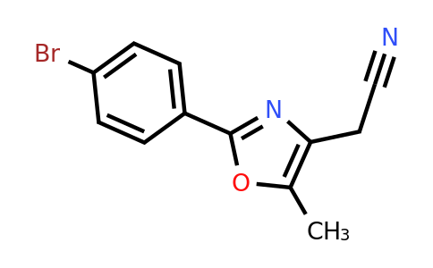 CAS 328918-83-8 | 2-(2-(4-bromophenyl)-5-methyloxazol-4-yl)acetonitrile