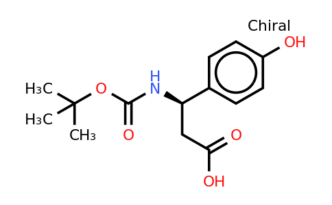 CAS 329013-12-9 | Boc-(R)-3-amino-3-(4-hydroxyphenyl)propionic acid