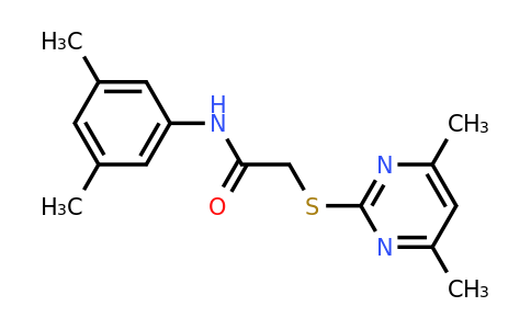 CAS 329079-57-4 | N-(3,5-Dimethylphenyl)-2-((4,6-dimethylpyrimidin-2-yl)thio)acetamide