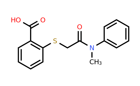 CAS 329081-93-8 | 2-((2-(Methyl(phenyl)amino)-2-oxoethyl)thio)benzoic acid