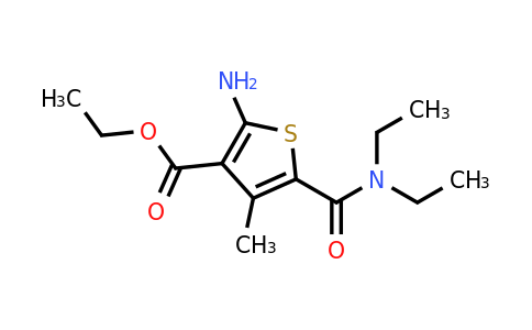 CAS 329082-04-4 | ethyl 2-amino-5-(diethylcarbamoyl)-4-methylthiophene-3-carboxylate