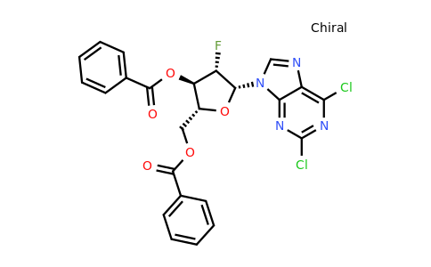 CAS 329187-80-6 | ((2R,3R,4S,5R)-3-(Benzoyloxy)-5-(2,6-dichloro-9H-purin-9-yl)-4-fluorotetrahydrofuran-2-yl)methyl benzoate