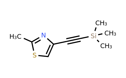 CAS 329203-85-2 | 2-methyl-4-[2-(trimethylsilyl)ethynyl]-1,3-thiazole