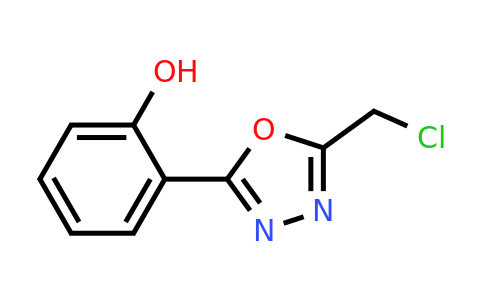CAS 329213-07-2 | Phenol, 2-[5-(chloromethyl)-1,3,4-oxadiazol-2-yl]