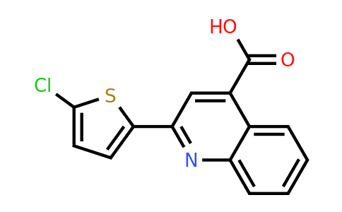 CAS 329222-93-7 | 2-(5-Chlorothiophen-2-yl)quinoline-4-carboxylic acid