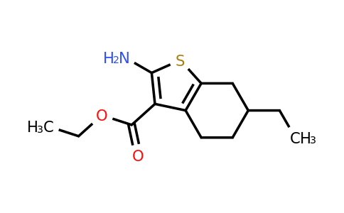 CAS 329222-94-8 | ethyl 2-amino-6-ethyl-4,5,6,7-tetrahydro-1-benzothiophene-3-carboxylate
