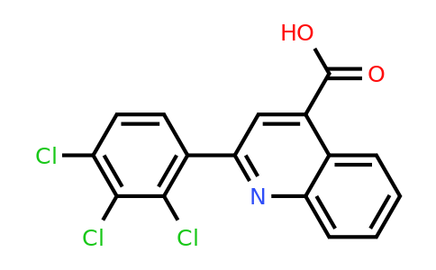 CAS 329265-48-7 | 2-(2,3,4-Trichlorophenyl)quinoline-4-carboxylic acid