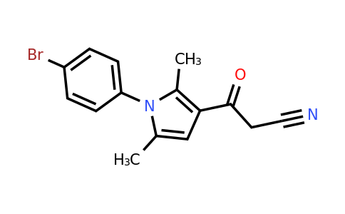 CAS 329265-54-5 | 3-[1-(4-bromophenyl)-2,5-dimethyl-1H-pyrrol-3-yl]-3-oxopropanenitrile