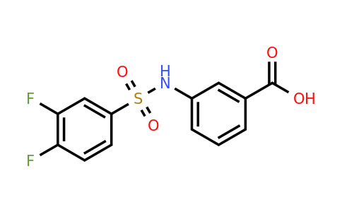 CAS 329268-45-3 | 3-(3,4-difluorobenzenesulfonamido)benzoic acid