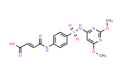 CAS 329718-25-4 | 4-((4-(N-(2,6-Dimethoxypyrimidin-4-yl)sulfamoyl)phenyl)amino)-4-oxobut-2-enoic acid