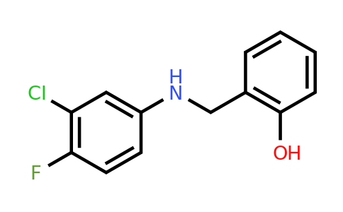CAS 329779-41-1 | 2-(((3-Chloro-4-fluorophenyl)amino)methyl)phenol