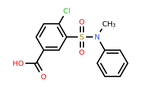 CAS 329906-75-4 | 4-chloro-3-[methyl(phenyl)sulfamoyl]benzoic acid