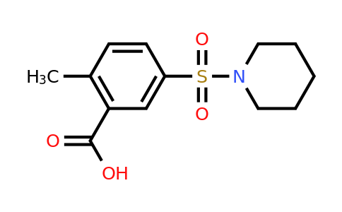 CAS 329908-47-6 | 2-methyl-5-(piperidine-1-sulfonyl)benzoic acid