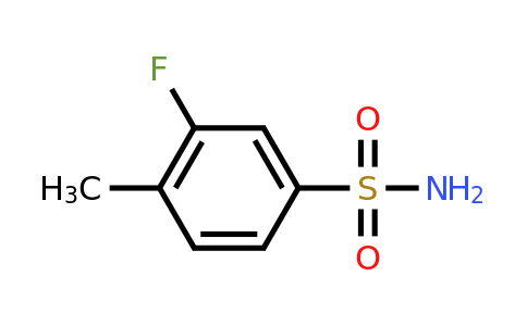 CAS 329909-29-7 | 3-Fluoro-4-methylbenzenesulfonamide