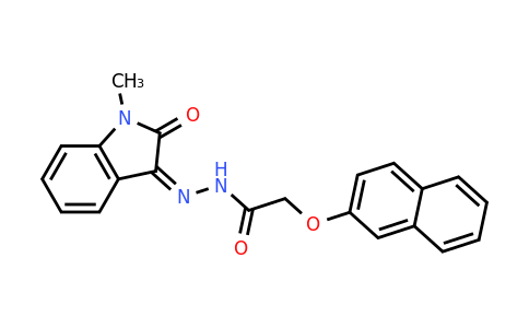 CAS 329917-72-8 | N'-(1-Methyl-2-oxoindolin-3-ylidene)-2-(naphthalen-2-yloxy)acetohydrazide