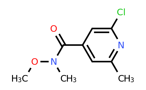 CAS 329946-08-9 | 2-chloro-N-methoxy-N,6-dimethylisonicotinamide