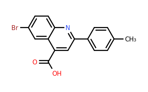 CAS 330194-05-3 | 6-Bromo-2-(p-tolyl)quinoline-4-carboxylic acid