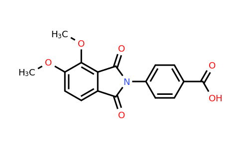 CAS 330447-23-9 | 4-(4,5-Dimethoxy-1,3-dioxoisoindolin-2-yl)benzoic acid