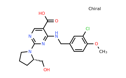 CAS 330785-84-7 | (S)-4-((3-Chloro-4-methoxybenzyl)amino)-2-(2-(hydroxymethyl)pyrrolidin-1-yl)pyrimidine-5-carboxylic acid