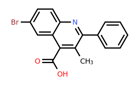 CAS 330834-94-1 | 6-Bromo-3-methyl-2-phenylquinoline-4-carboxylic acid