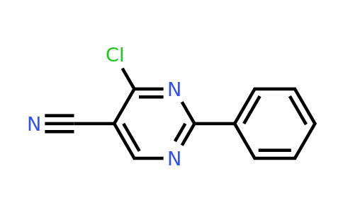 CAS 33089-16-6 | 4-Chloro-2-phenylpyrimidine-5-carbonitrile