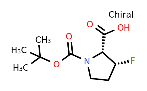CAS 330945-14-7 | (2R,3R)-1-[(tert-butoxy)carbonyl]-3-fluoropyrrolidine-2-carboxylic acid