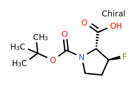 CAS 330945-23-8 | (2R,3S)-1-[(tert-butoxy)carbonyl]-3-fluoropyrrolidine-2-carboxylic acid