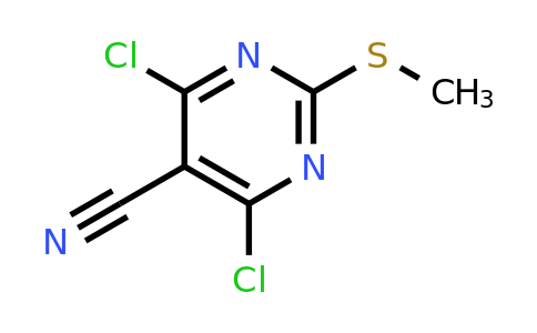 CAS 33097-13-1 | 4,6-Dichloro-2-(methylthio)pyrimidine-5-carbonitrile