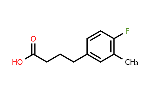 CAS 331-43-1 | 4-(4-fluoro-3-methylphenyl)butanoic acid