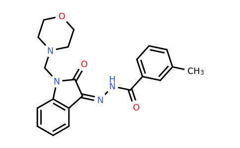 CAS 331003-70-4 | (Z)-3-Methyl-N'-(1-(morpholinomethyl)-2-oxoindolin-3-ylidene)benzohydrazide