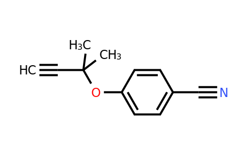 CAS 33143-92-9 | 4-((2-Methylbut-3-yn-2-yl)oxy)benzonitrile
