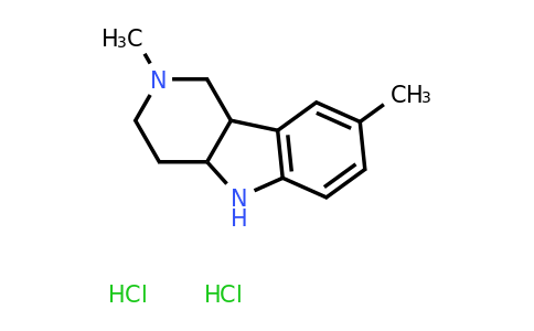 CAS 33162-17-3 | 2,8-dimethyl-1H,2H,3H,4H,4aH,5H,9bH-pyrido[4,3-b]indole dihydrochloride