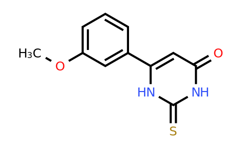 CAS 33166-84-6 | 6-(3-Methoxyphenyl)-2-thioxo-2,3-dihydropyrimidin-4(1H)-one