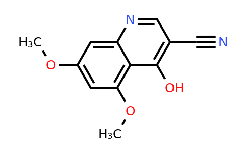 CAS 331662-65-8 | 4-Hydroxy-5,7-dimethoxyquinoline-3-carbonitrile