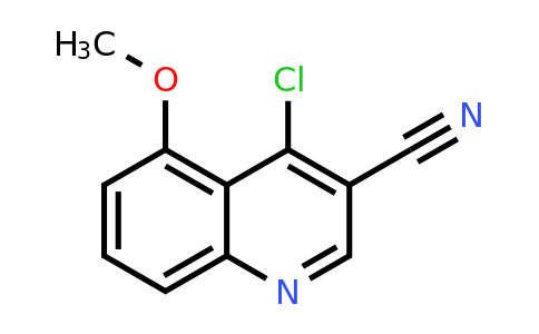CAS 331662-72-7 | 4-Chloro-5-methoxyquinoline-3-carbonitrile