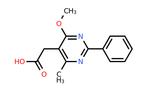 CAS 331665-83-9 | 2-(4-Methoxy-6-methyl-2-phenylpyrimidin-5-yl)acetic acid
