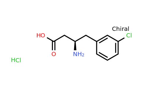 CAS 331763-55-4 | (R)-3-Amino-4-(3-chlorophenyl)butanoic acid hydrochloride