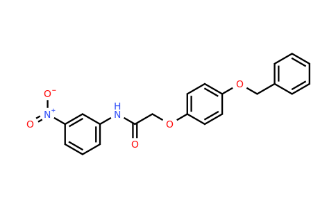 CAS 331869-95-5 | 2-(4-(Benzyloxy)phenoxy)-N-(3-nitrophenyl)acetamide