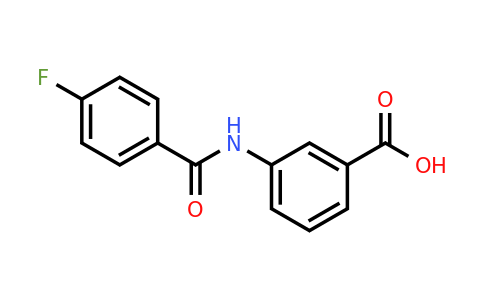 CAS 331973-10-5 | 3-(4-Fluorobenzamido)benzoic acid