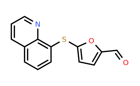 CAS 332018-99-2 | 5-(Quinolin-8-ylthio)furan-2-carbaldehyde