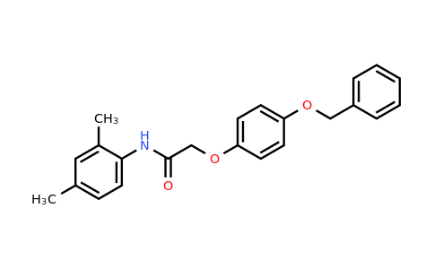 CAS 332040-23-0 | 2-(4-(Benzyloxy)phenoxy)-N-(2,4-dimethylphenyl)acetamide