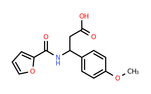 CAS 332052-52-5 | 3-(Furan-2-carboxamido)-3-(4-methoxyphenyl)propanoic acid