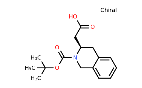 CAS 332064-64-9 | (R)-2-(2-(tert-Butoxycarbonyl)-1,2,3,4-tetrahydroisoquinolin-3-yl)acetic acid