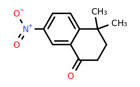 CAS 33209-71-1 | 4,4-dimethyl-7-nitro-3,4-dihydronaphthalen-1(2H)-one